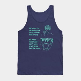 Excited about Kpop v.2 Tank Top